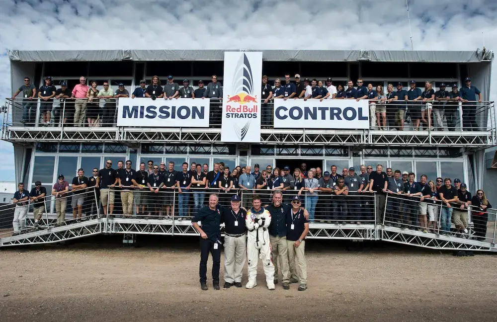 RedBull Stratos Mission Control crew