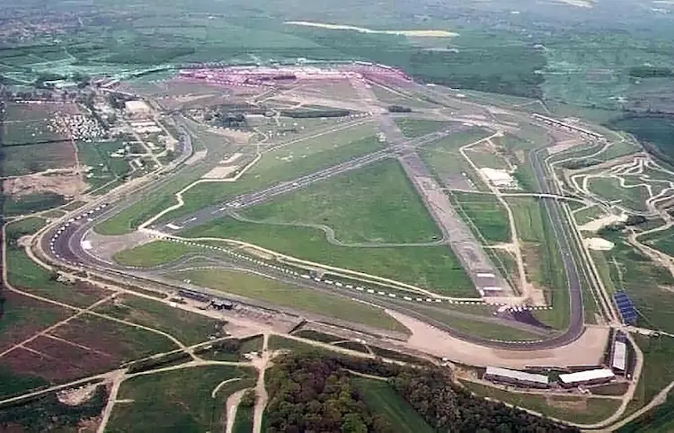 Silverstone from helicopter